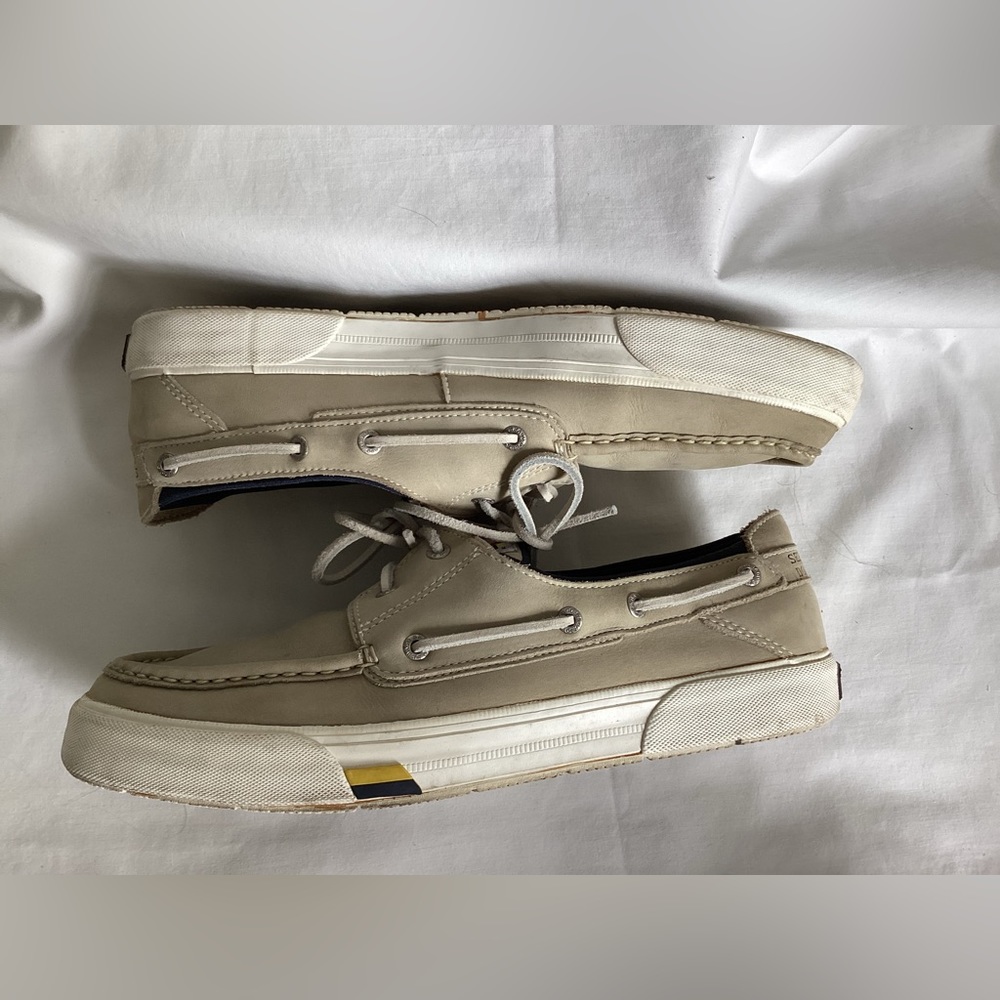 ⚓️ SEBAGO Sz 12 WIDE Docksides boat shoes deck shoes - Picture 4 of 5